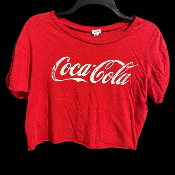 Garage "Coca Cola" Boxy Cropped Tee - Picture 2 of 4